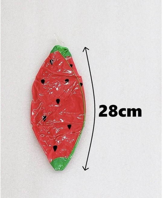 이도스포츠 물놀이 수영장 수박비치볼 28cm ( 수박끈x 별도), 1개, 단일