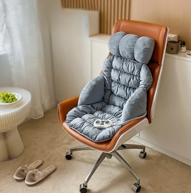 [아토블] 의자 온열방석 전기 1인용 장판 난방 장판 사무실 자동차 휴대용 온열 방석, 01)엔틱핑크