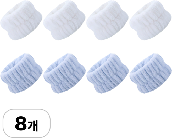 로멀리 세안 손목밴드, 8개, 혼합색상