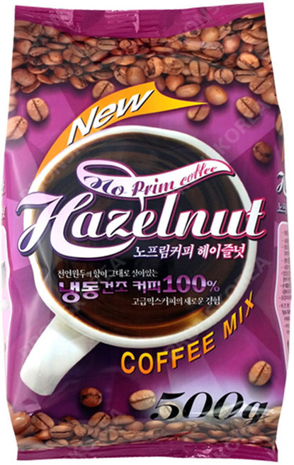 모카씨엔티 노프림 헤이즐넛 500g X 12개(1박스) 설탕커피 블랙커피, 12개, 1개입