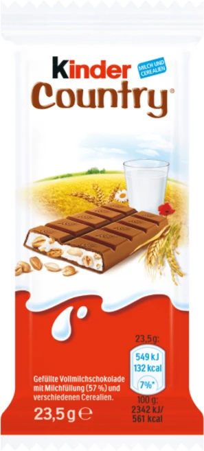 Kinder 킨더 컨트리 초콜릿, 23.5g, 1개 - 쿠팡