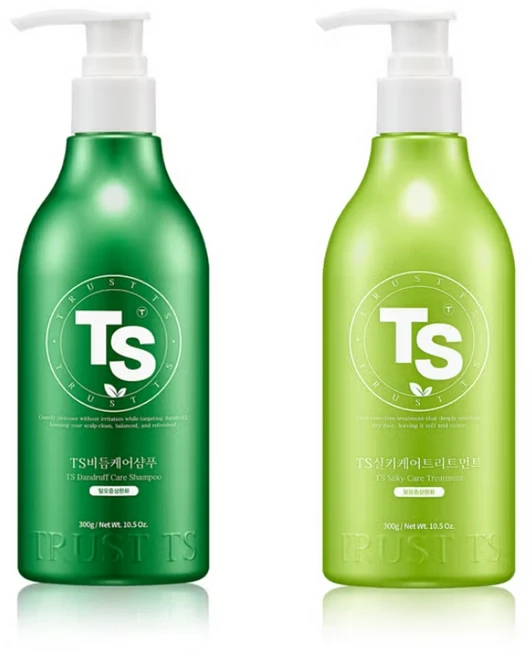 티에스 비듬샴푸 + 트리트먼트 세트, 1세트 - 쿠팡