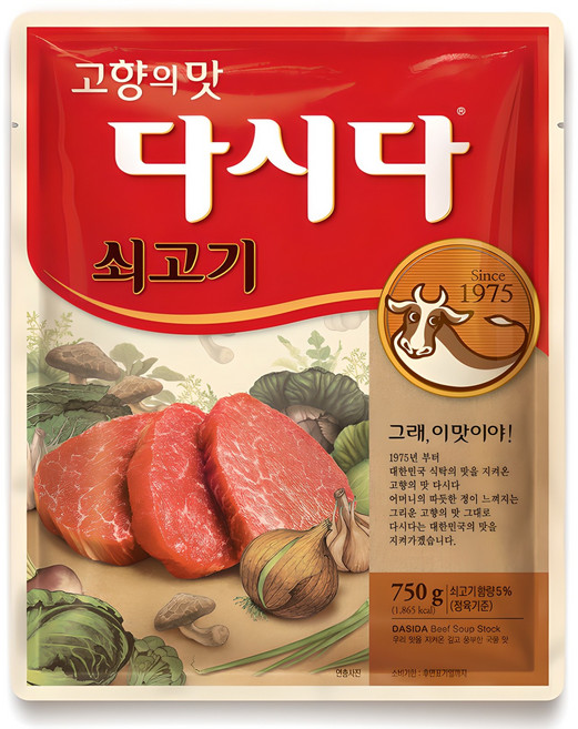 다시다 쇠고기, 750g, 1개