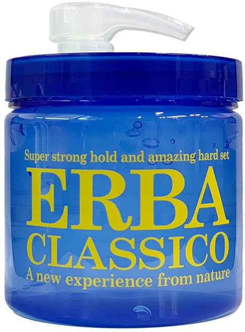 ERBA 클라시코 더블 하드 헤어젤, 1개, 500g