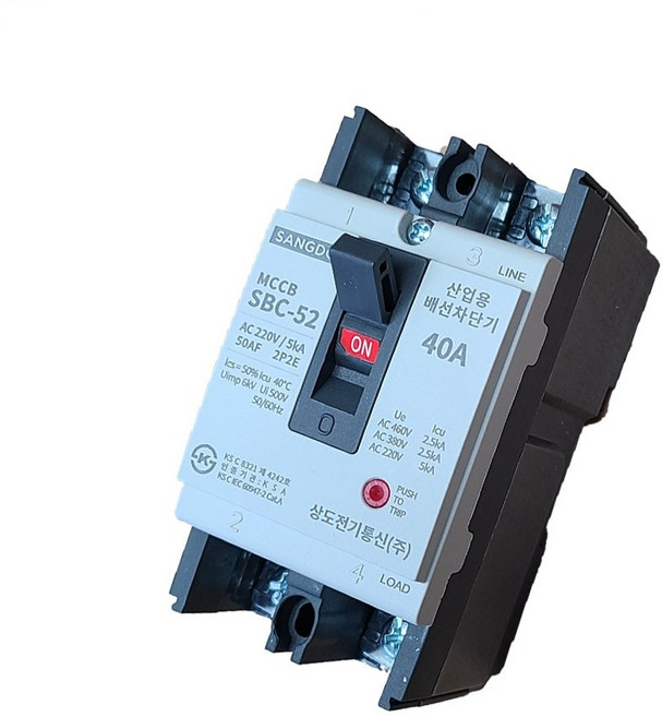 상도 산업용 배선차단기 SBC-52 2P40A 5KA NFB, 1개