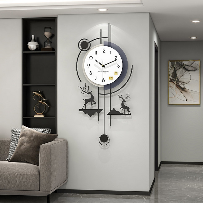 모던 클래식 벽시계 인테리어 북유럽 감성 무소음, 소형