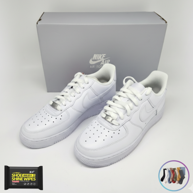 [백화점정품] 나이키 에어포스1 '07 로우 남성 여성 올백 나이키운동화 샤인애플 신발클리너 증정