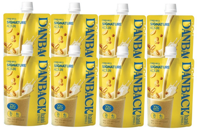 단백하니 단백질쉐이크 시그니처, 8개, 40g