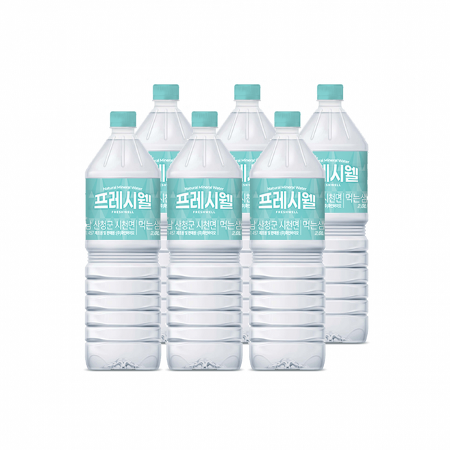 프레시웰 PH8.2약알칼리수 2L 36병 생수 샘물