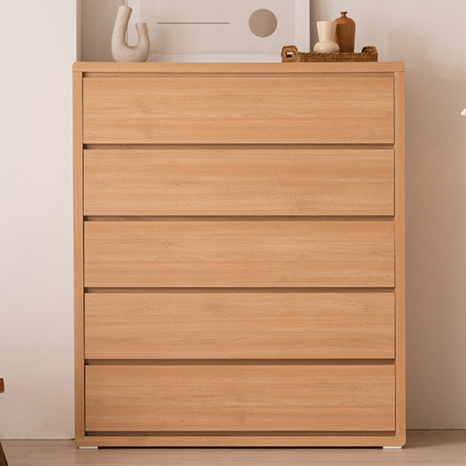[삼익가구]빅라지 1200 5단 광폭 초대형 서랍장, 오크