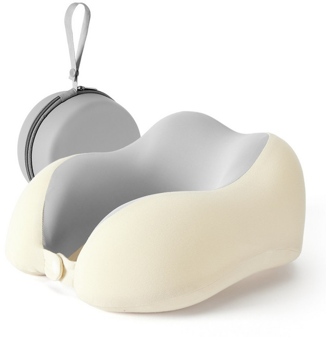 랑고 휴대용 올인원 메모리폼 목베개 멜로우 파우치 세트