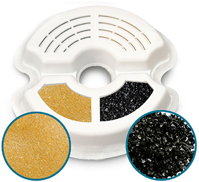 이고웰 올 스테인리스 반려동물 정수기용 필터 4개, 4개입