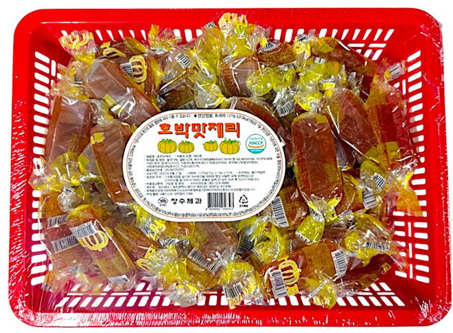 장수 호박맛 제리 옛날젤리, 1개, 1.275kg