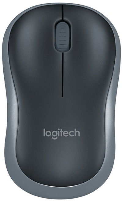 로지텍 무선마우스, M185, Gray