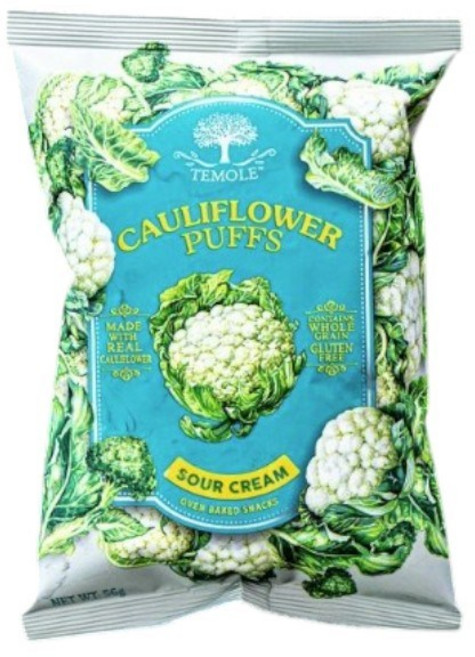 티몰레 구운과자 오븐베이크 다이어트과자 컬리플라워 퍼프 씨솔트, 2개, 56g