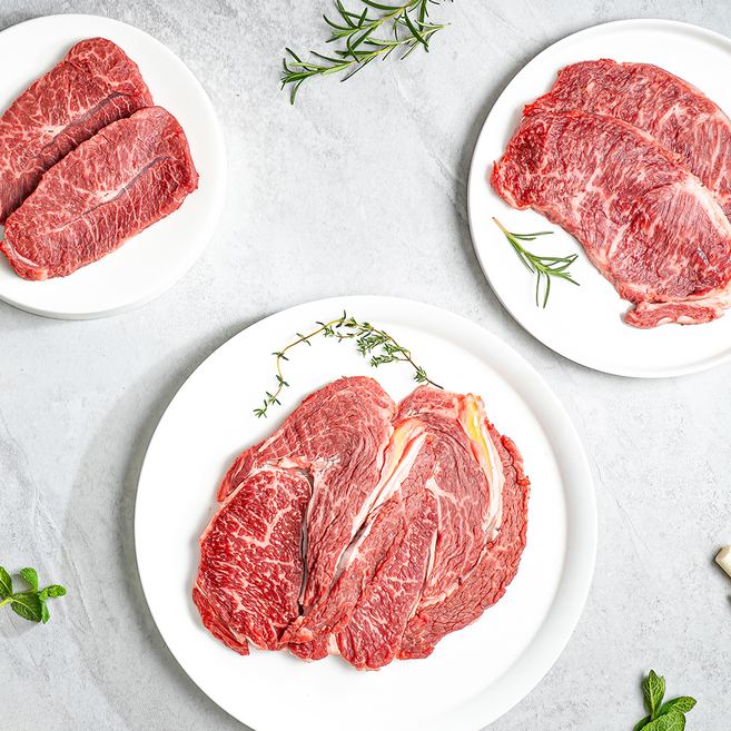 냉동한우 (국내산 1등급 한우) 냉동 소고기 등심 채끝 부채살 불고기 국거리 300g, 사태장조림(300g), 1개