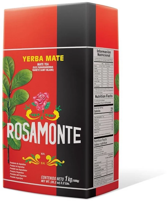 Yerba Mate 예르바 마테차 Rosamonte 1kg2.2파운드 192279, 1개입, 1개, 1kg, 1kg - 쿠팡