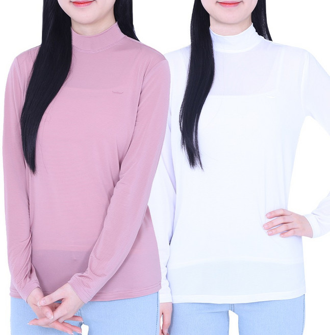냉감 베이스레이어 긴팔 상의 1+1