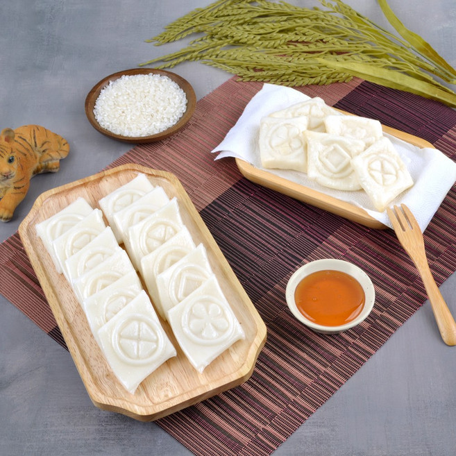 우리쌀 옛날 흰절편 1kg 2봉 알뜰묶음 (총 2kg), 2개