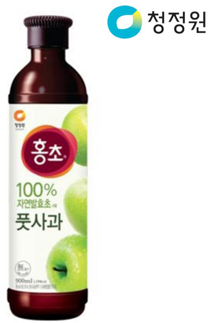 홍초 풋사과 음용식초, 900ml, 6개