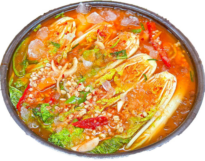 시원하고 구수~한 전라도식 꽁보리 햇 얼갈이물김치, 1개, 2kg