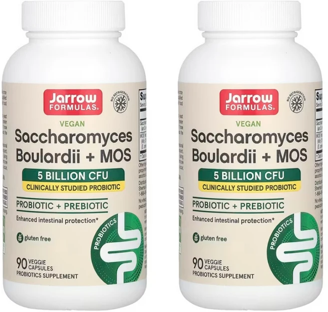 자로우포뮬러스 사카로미세스 보울라디 MOS 50억 90캡슐 x 2통, 90정, 2개 - 쿠팡