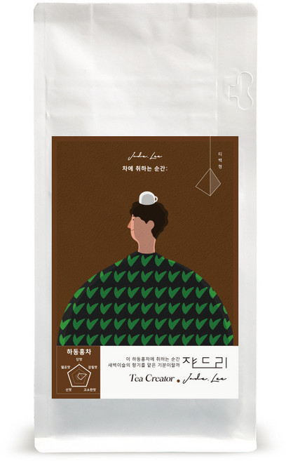 쟈드리 하동홍차 파우치 티백형10t 잎차형40g, 30g, 1개, 10개입