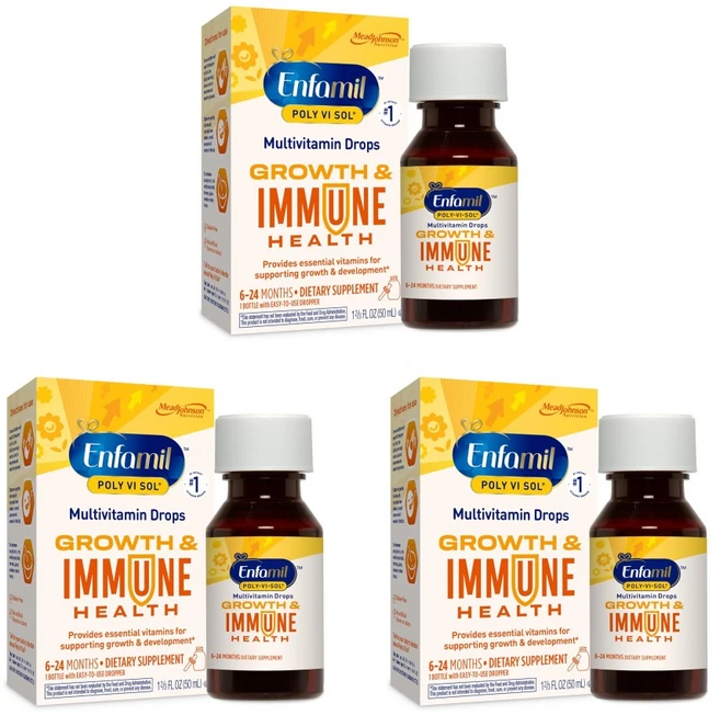 엔파밀 폴리바이졸 종합 비타민 철분 미포함 50ml 3개 - 쿠팡