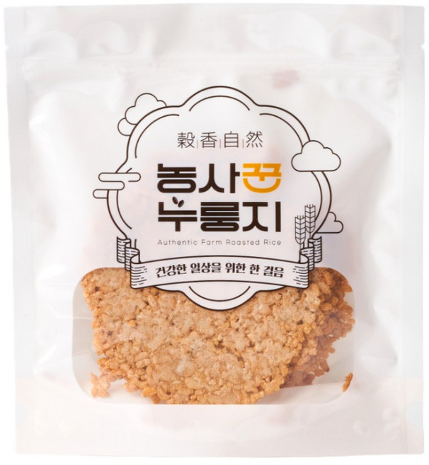 농사꾼 현미 누룽지 스낵 국내산 건강 간식, 3개, 100g