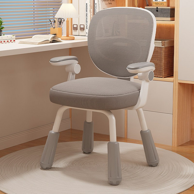 Surkat 편안한 매쉬 바른자세 학생 공부의자 중고등학생 책상의자, 그레이