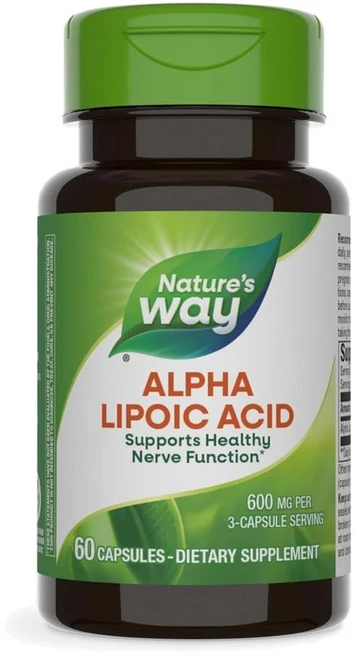 네이처스웨이 알파리포산 600mg 캡슐 Nature's Way Alpha Lipoic Acid, 1개, 60정 - 쿠팡