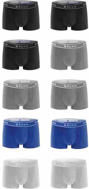 록신 남성 팬티 기능성 드로즈 스판 레이온 사각 남성 속옷 클래식 시리즈 10종세트
