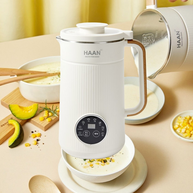 한경희 두유 제조기 메이커 홈쇼핑 국산 오연수 이국주 염경환 이유식 호박 죽 콩국 콩물 만드는기계 두유기 두유 제조기 메이커 1i, HESR-D5000