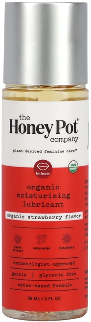 The Honey Pot Company 유기농 보습 윤활제 유기농 딸기 맛 59ml(2fl oz), TheHoneyPotCompany유기농보습윤활제유기농딸, 1개, 59ml - 쿠팡