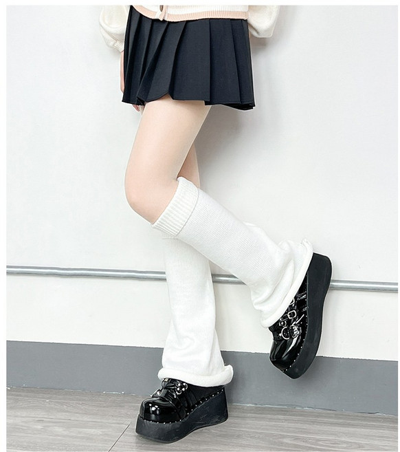 gyarupeace 하이틴 니트 롱 레그워머 부츠컷 발토시 갸루피스