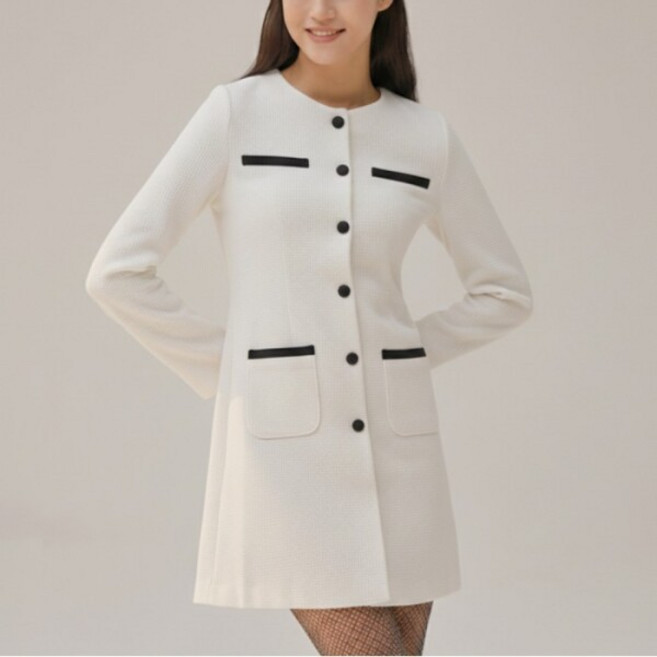 [미쏘] 트위드 미니 원피스 (MIWOWD103G-T)