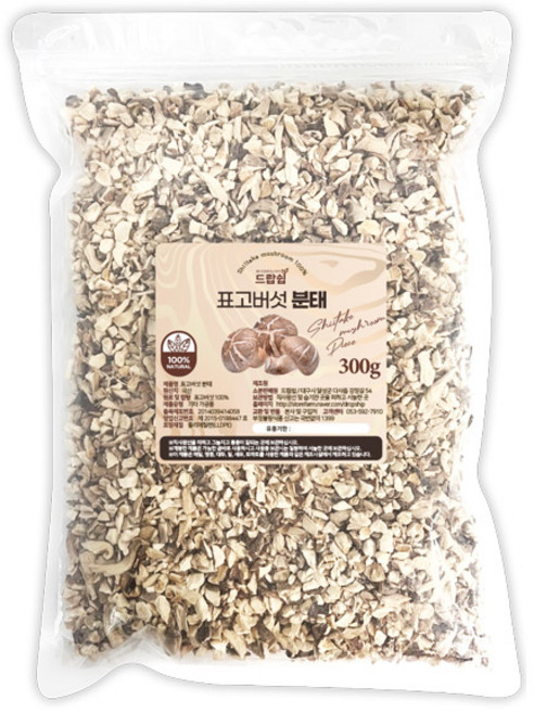 드랍쉽 표고버섯 분태(국산) 300g, 표고버섯 분태[국산] 300g, 1개