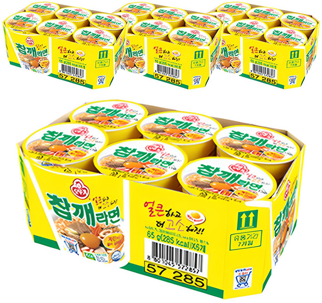 오뚜기 참깨라면 컵 65g, 24개