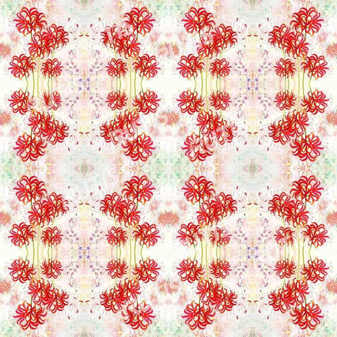 蝶谷巴特 餐巾紙 花草圖案, 1個, 33x33 16小格