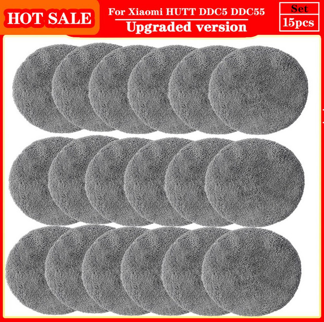 HUTT DDC5 DDC55 DDC6 PuRuikai N361 창문 청소 걸레 부품 전기 청소기 로봇 예비 키트, 15pcs
