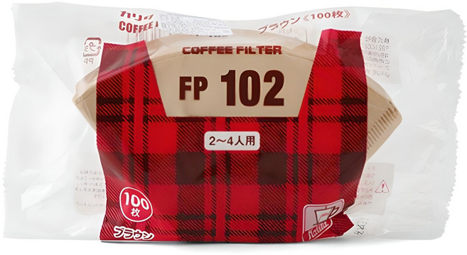 칼리타 FP 102 2-4인용 커피필터, 100개, 1세트