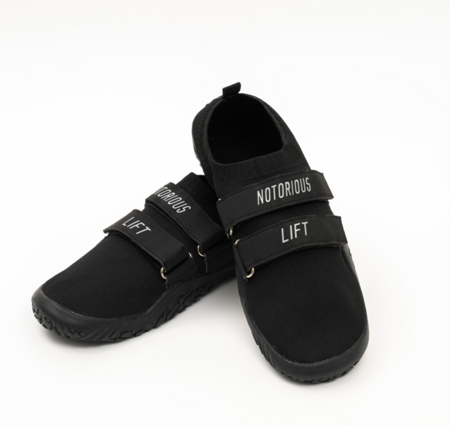 노토리우스리프트 논슬립 리프팅화 스쿼트화 역도화, 1개, 블랙