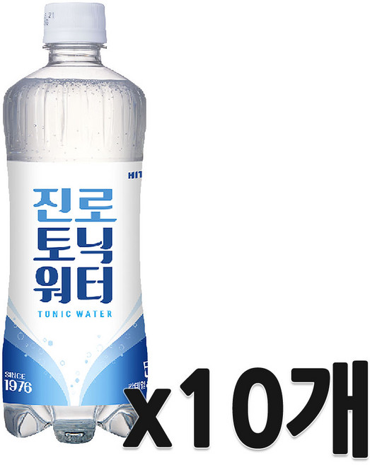 하이트진로 진로 토닉워터 600ml 패트 10개
