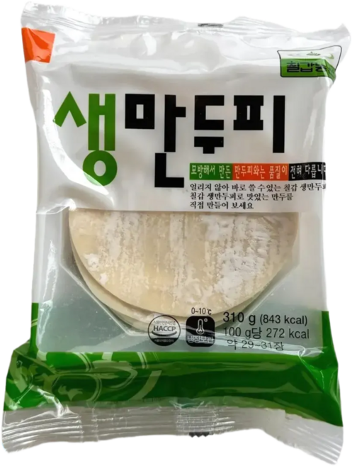 [칠갑농산] 냉장 생만두피 310g, 10개