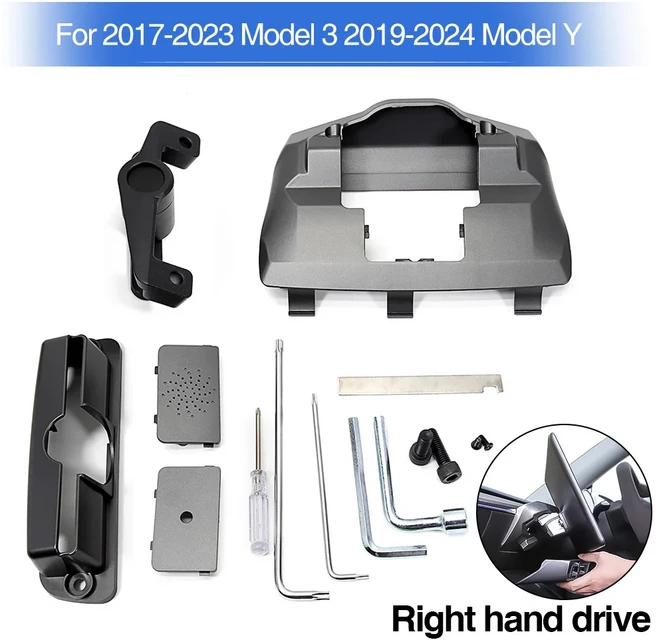 그랜드나비 스크린 회전 브래킷 테슬라 2017-2023 모델 3 Y 하이랜드 마운트, 02 For Model 3 Y (RHD)