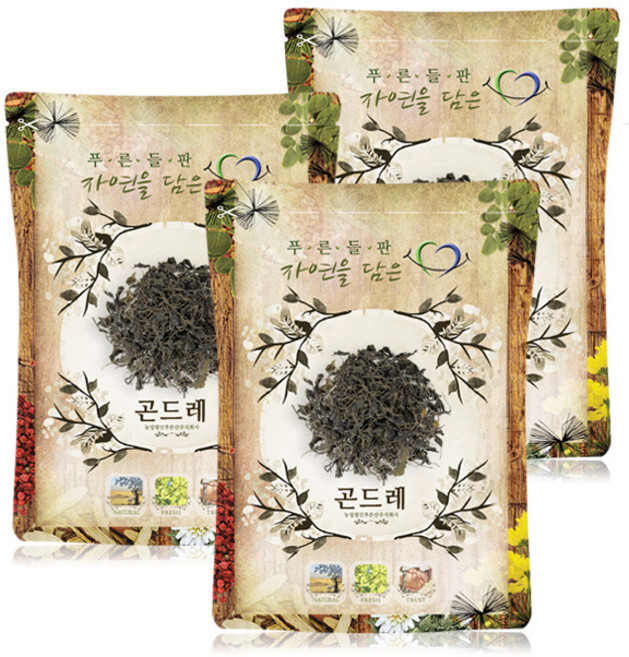 푸른들판 국내산 건 곤드레 나물, 3개, 300g