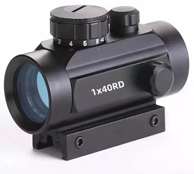 1X40 더미 도트사이트 레드닷 그린닷 경통형 홀로그램 조준기, 포인트, 2. 메탈 케이스, 1개, 레드 그린 포인트