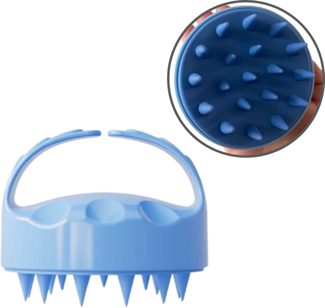 듀바홈 두피 마사지 샴푸 브러쉬, 1개, Fresh Blue (프레시 블루)