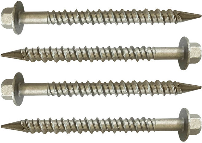 육각머리 외날 피스 육각피스 델타 다크로 목재용 매그니 스크류 방부목 50mm 65mm 75mm 90mm 100mm 110mm 120mm 130mm 150mm 180mm, #14-50 1봉지 200개, 1개