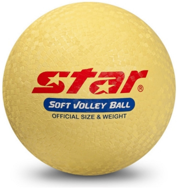 스타 소프트 발리볼 4호 CB814-05 옐로우 63mm~65mm, 본상품선택